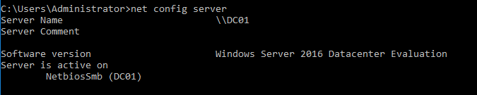 Server with NetBIOS disabled