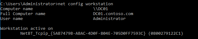 Workstation with NetBIOS enabled