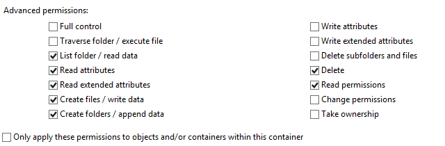 Advanced Permissions