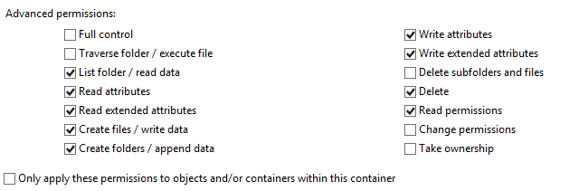 Advanced Permissions