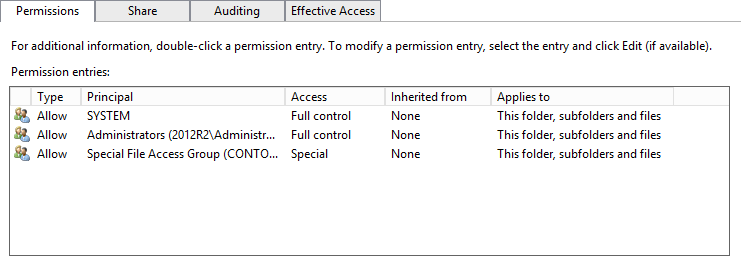 Folder Permissions