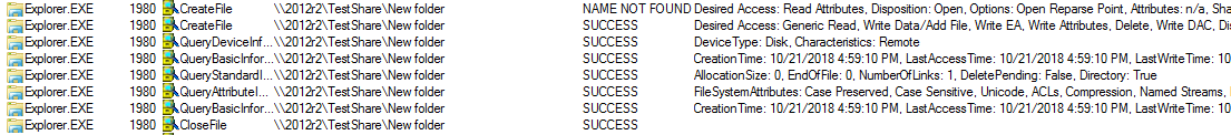 Procmon Windows 7 Correct Folder Creation