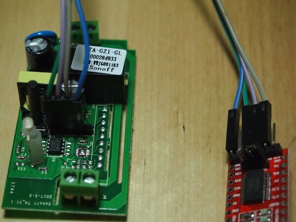 sonoff flashing hardware
