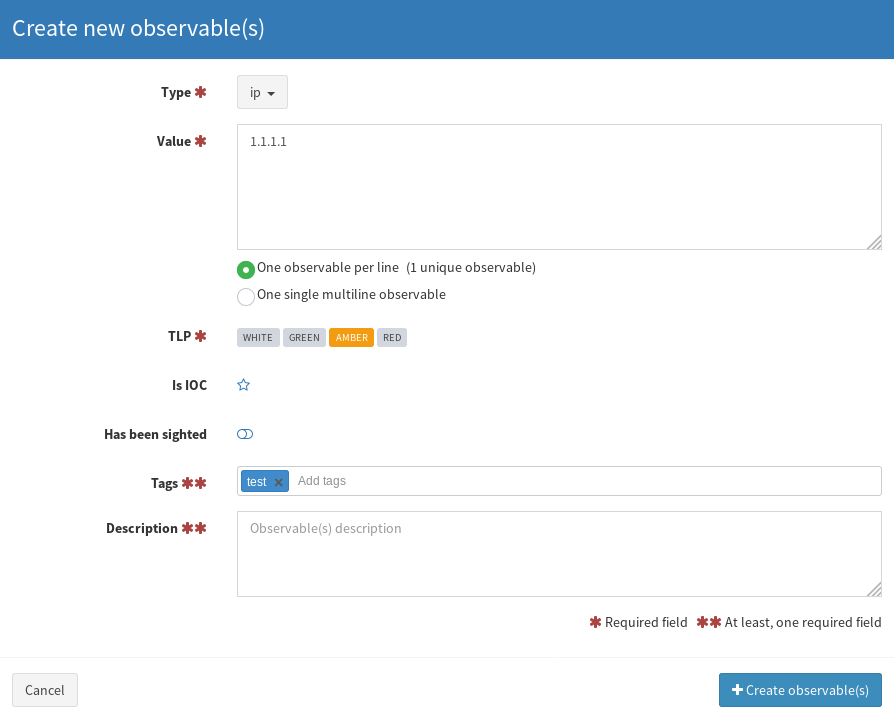 Hive observable