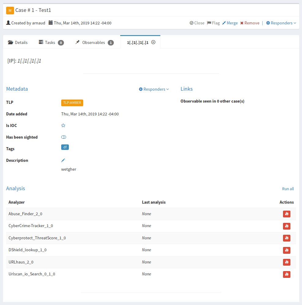 Hive test case